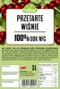 Przetarte wiśnie PUREE 100% naturalnie mętny przecierowy sok NFC 3 L